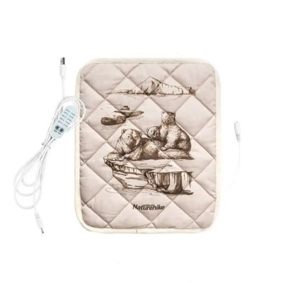 Сидушка-грелка Naturehike Camping heating pad NH20FCD15 polar bear