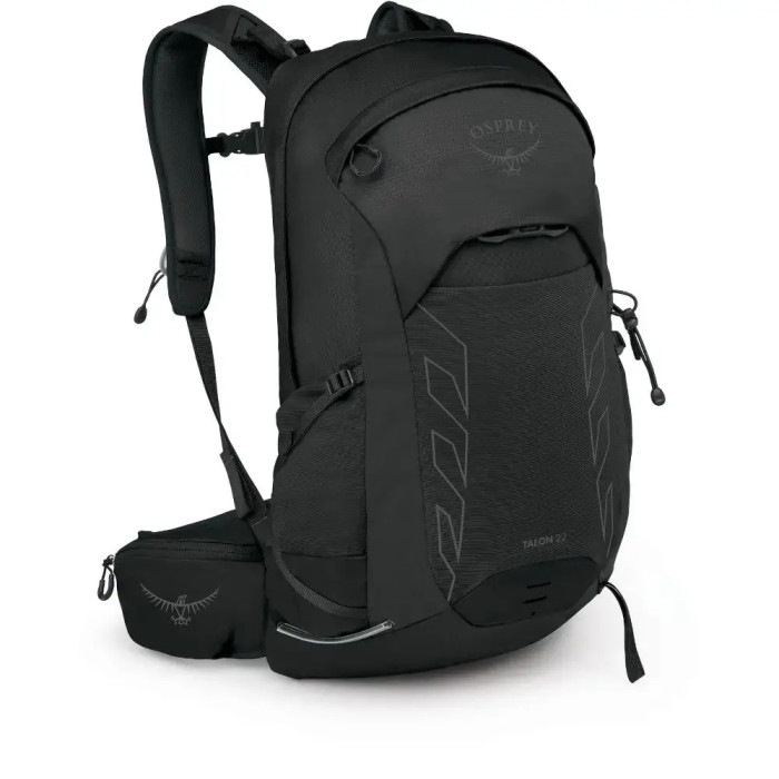 Рюкзак Osprey Talon 22 black/coal grey - O/S - черный/серый  
