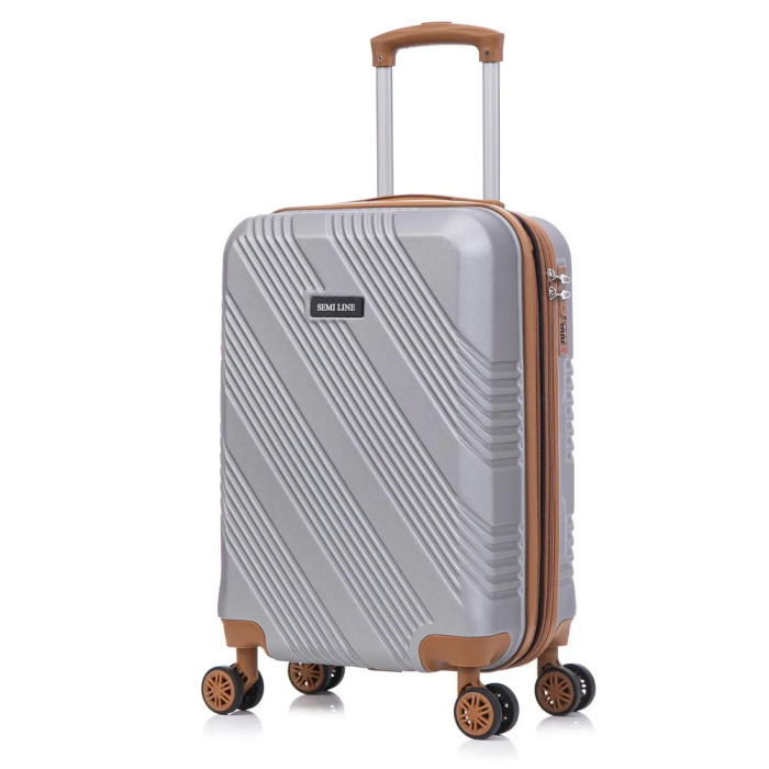Чемодан Semi Line 20" (S) Light Grey (T5849-1)  