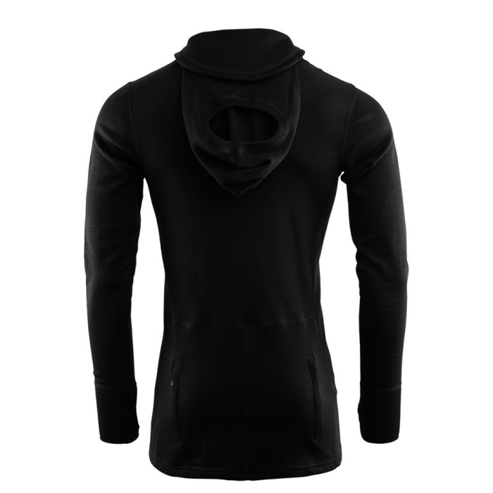 Худи мужское Aclima WarmWool 200 Hood Sweater Men Jet Black XXL  