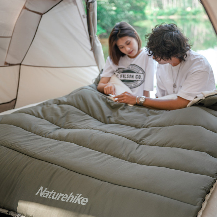 Спальник с капюшоном Naturehike LD350 CNK2300SD016, темно-зеленый  