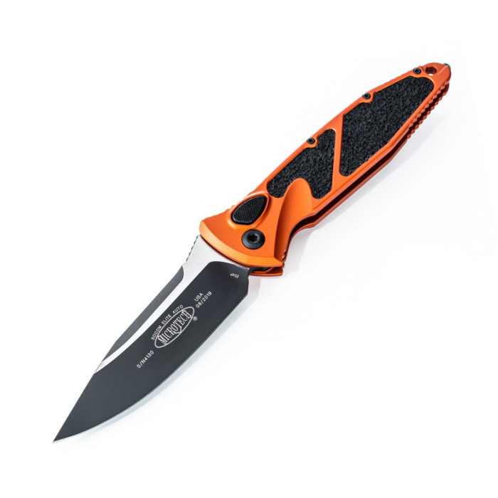 Нож Microtech Socom Elite Auto Drop Point Black Blade orange 160A-1OR  