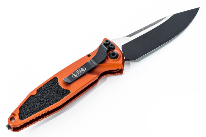 Нож Microtech Socom Elite Auto Drop Point Black Blade orange 160A-1OR  