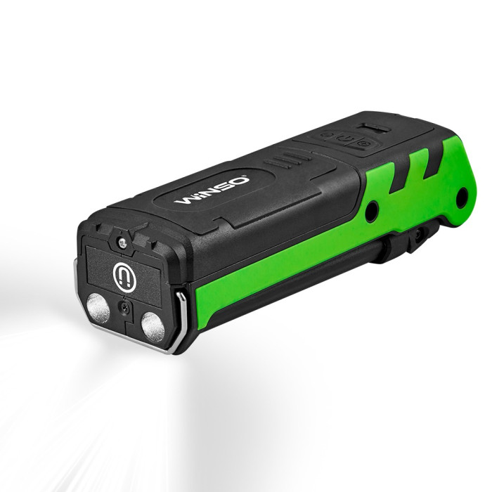 Фонарь портативный Winso 400Lm, 5W COB + 2x3W, 4000mAh, PowerBank White  