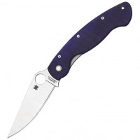 Нож Spyderco Military, S110V, синій (C36GPDBL)