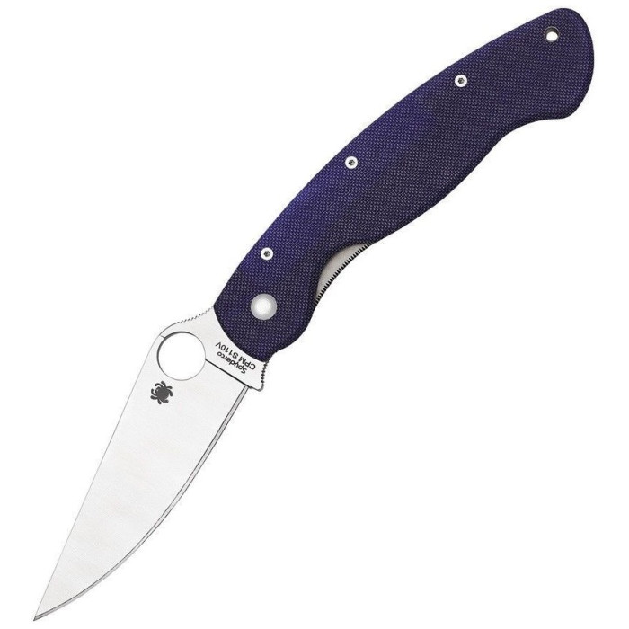 Нож Spyderco Military, S110V, синий (C36GPDBL)  