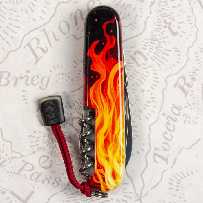 Складной нож Victorinox SPARTAN ZODIAC Красный огненный конь 1.3603.Z5200pk  