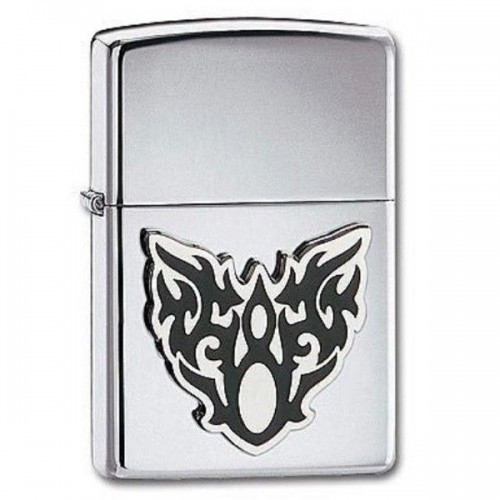 Зажигалка Zippo High Polish Chrome Moth Tattoo 20872  