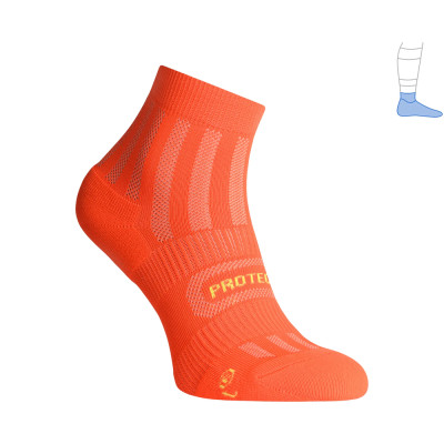 Функциональные носки Protector ShortDry летние оранжевые L 44-47