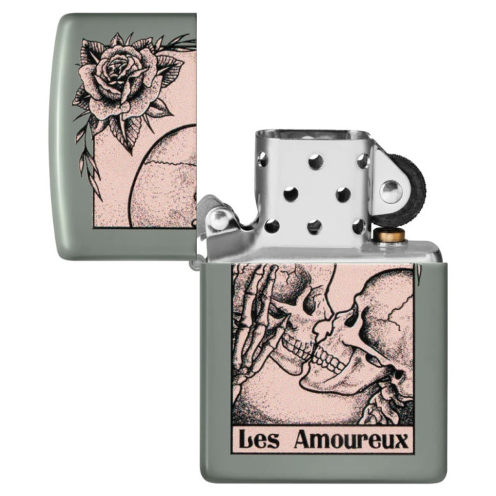 Зажигалка Zippo 49843 Death Kiss Design 48594  