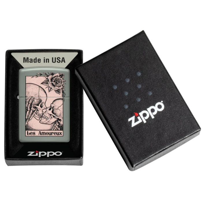 Зажигалка Zippo 49843 Death Kiss Design 48594  