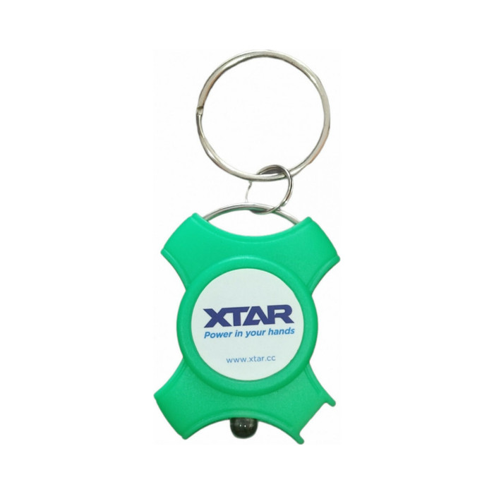 Фонарь-брелок Xtar X-CRAFT USB XPK, 5 лм, зеленый 