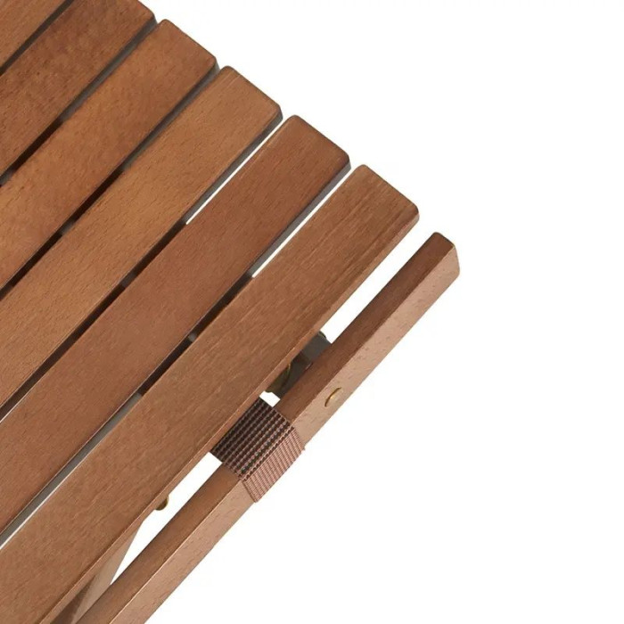 Стол раскладной деревянный Naturehike NH19JJ009, темное дерево, малый  