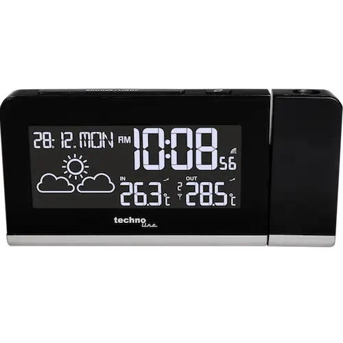 Часы проекционные Technoline WT539 Black (WT539) 