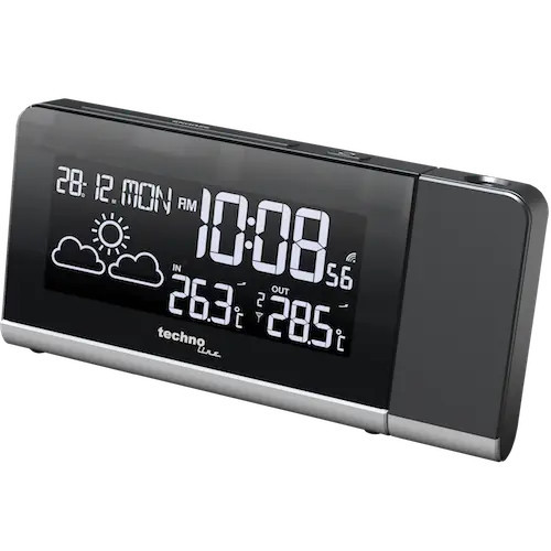 Часы проекционные Technoline WT539 Black (WT539)  