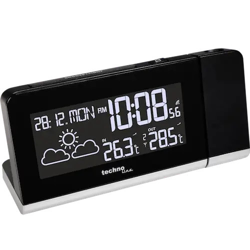 Часы проекционные Technoline WT539 Black (WT539)  