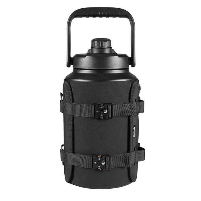 Термос Naturehike NH22SJ001, 304 сталь, 3.8 л, черный  