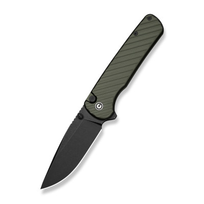 Нож складной туристический Civivi Iron Tide (8.2 см) 14C28N / Aluminum зеленый