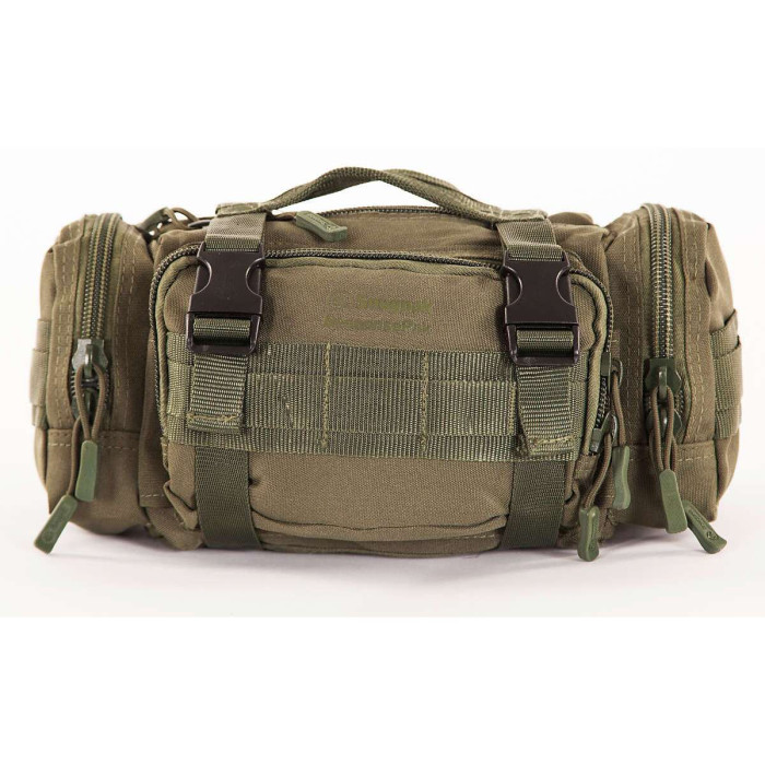 Сумка Snugpak поясная Response Pak, 36x14x22 см (зелёная)  