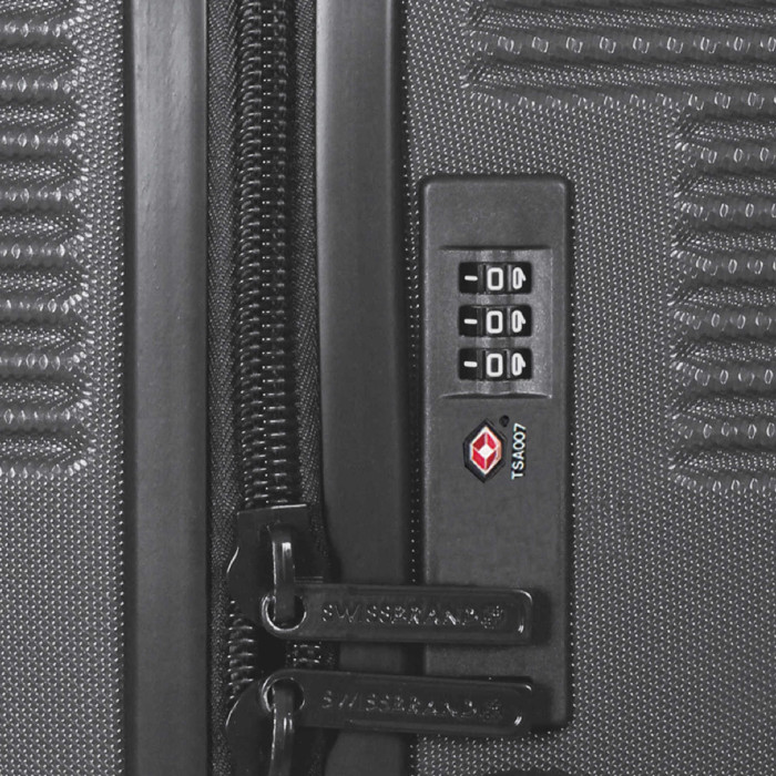 Чемодан Swissbrand Cardiff (S) Black (SWB_LHCAR001S)  