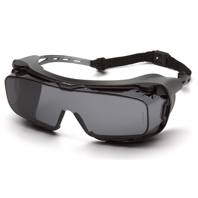 Очки Pyramex Cappture (gray) Anti-Fog черные