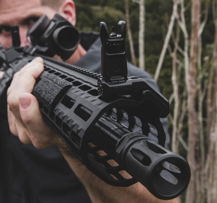 Мушка складная Magpul MBUS Pro Offset - черная  