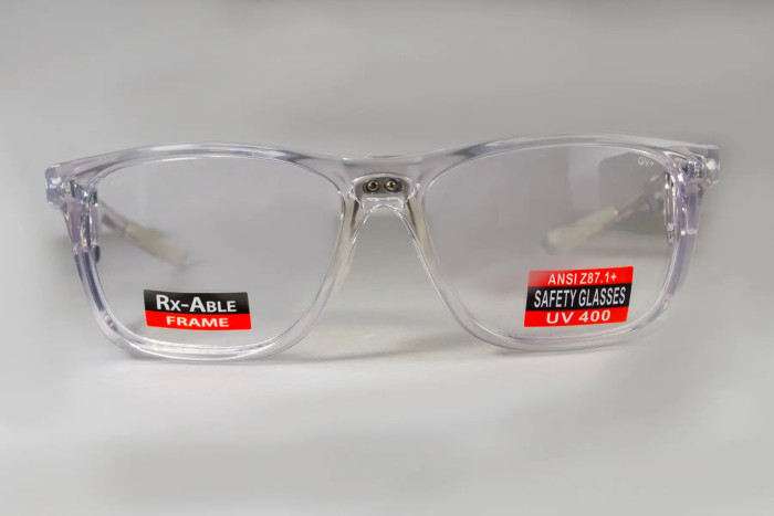 Очки под диоптрии Global Vision RX-T Crystal (rx-able) (clear), прозрачные в прозрачной оправе  