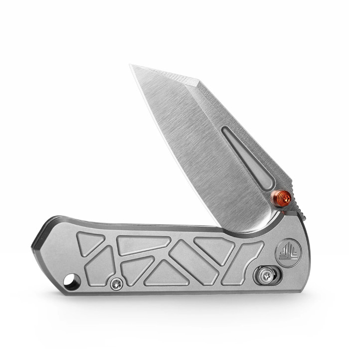 Нож Trivisa Skarn-W, M390, Титан, Серебряный (JM11-W-M)  