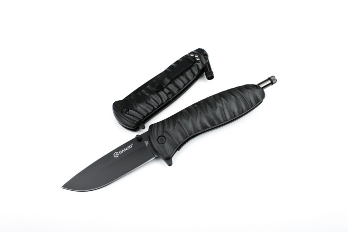 Нож Ganzo G622-FB-1, черный  