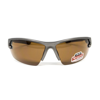 Защитные очки Venture Gear Tactical Semtex 2.0 Gun Metal (bronze) Anti-Fog, коричневые в цветовом оправе &quot;темный металлик&quot;
