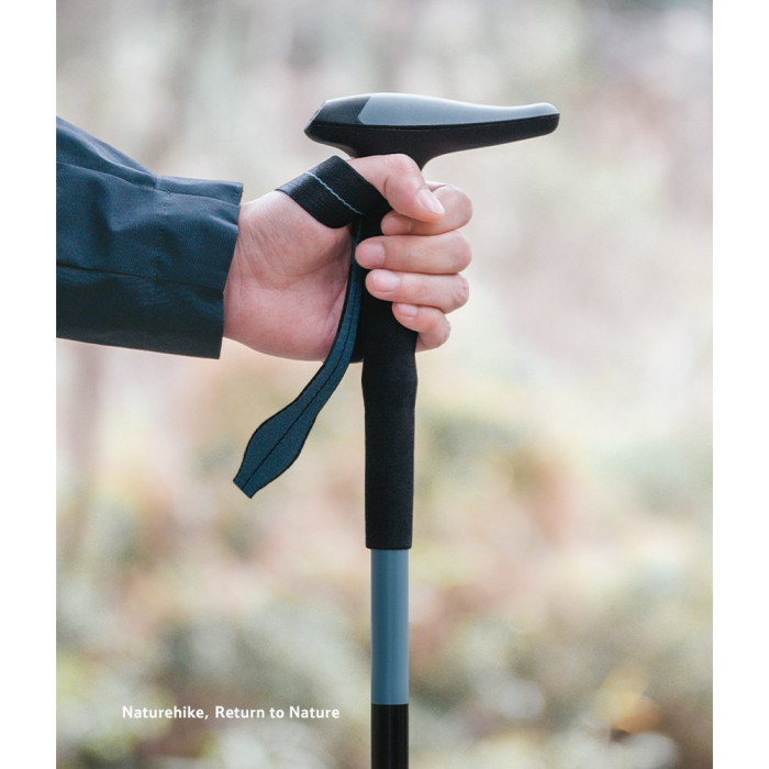 Трекинговая палка Naturehike CNK2550DS012, 61-125 см, синяя  
