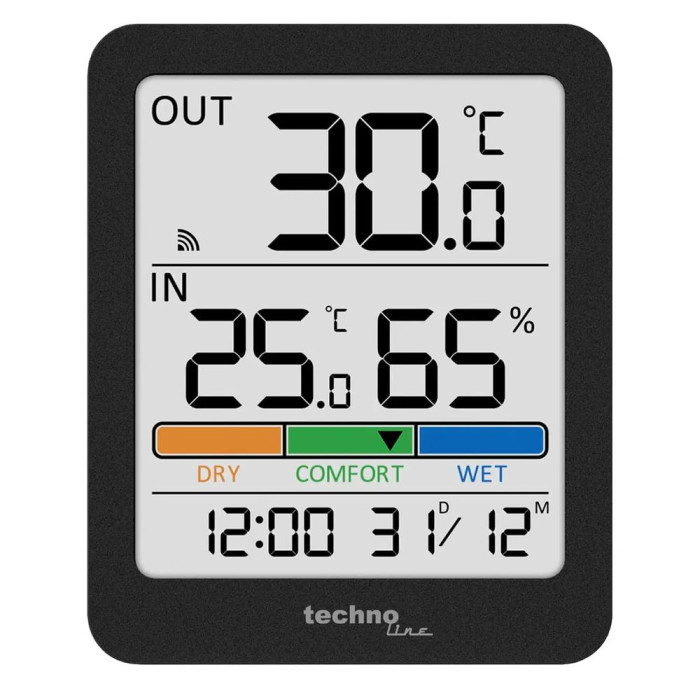 Термогигрометр Technoline WS9488 Anthracite (WS9488)  
