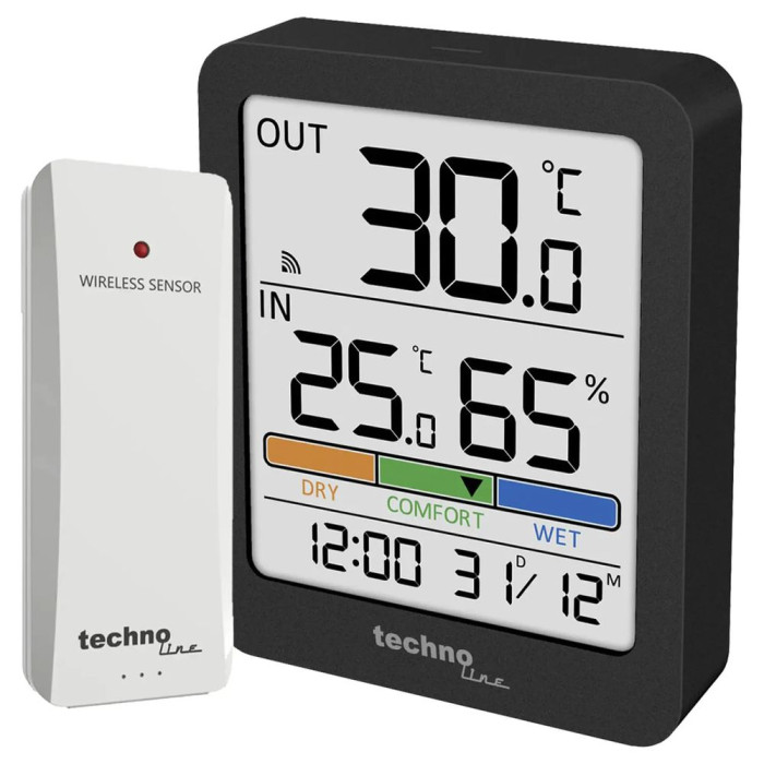 Термогигрометр Technoline WS9488 Anthracite (WS9488)  