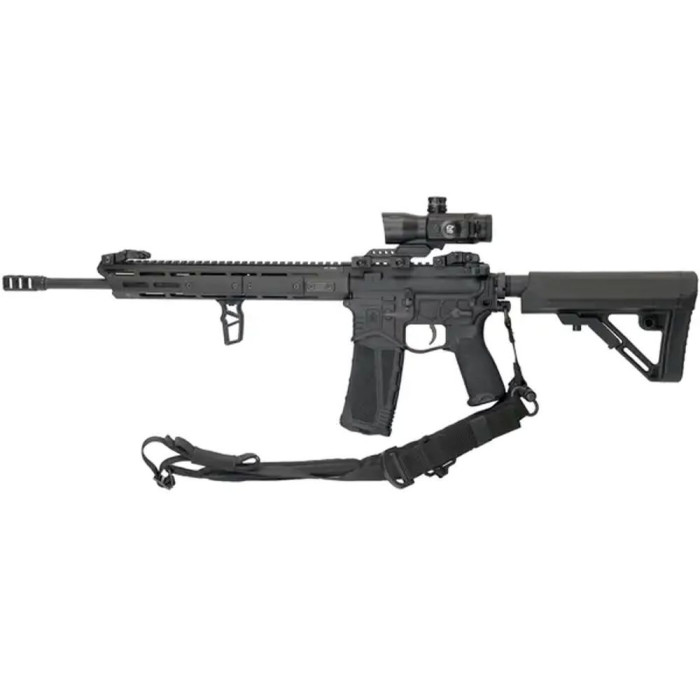 Ремень ружейный Leapers Bolla 2 to 1, двухточ., с QD, black  