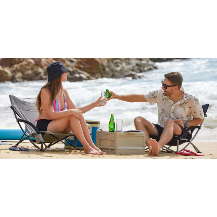 Стул раскладной KingCamp Beach Chair grey  