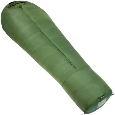 Спальный мешок Terra Incognita Polus 400 центральная застежка Темно-оливковый