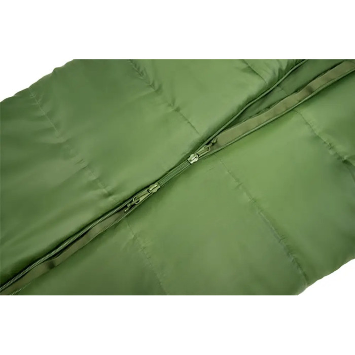 Спальный мешок Terra Incognita Polus 400 центральная застежка Темно-оливковый  