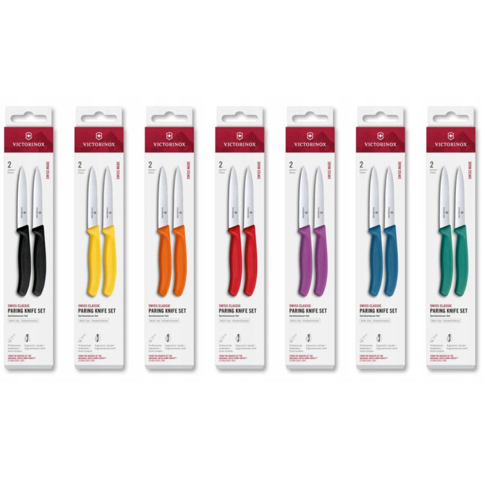 Набор ножей для чистки овощей Victorinox Swiss Classic 2 ножа красн 6.7791.2C1  