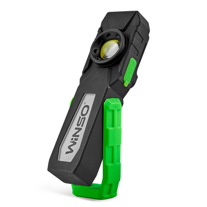 Фонарь портативный Winso 500Lm, 10W COB + 3W, 2000mAh, White/Red  