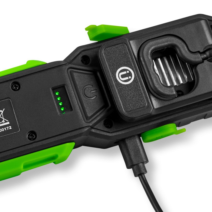 Фонарь портативный Winso 500Lm, 10W COB + 3W, 2000mAh, White/Red  