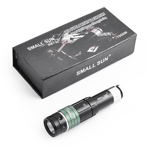 Карманный фонарь Small Sun 12v R872-XPE, USB, 300 лм  