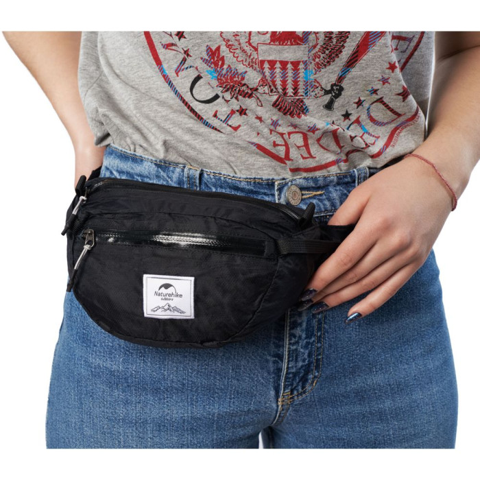 Сумка на пояс Naturehike DL-02 Ultralight Bag NH18B300-B, 6 л, черный  
