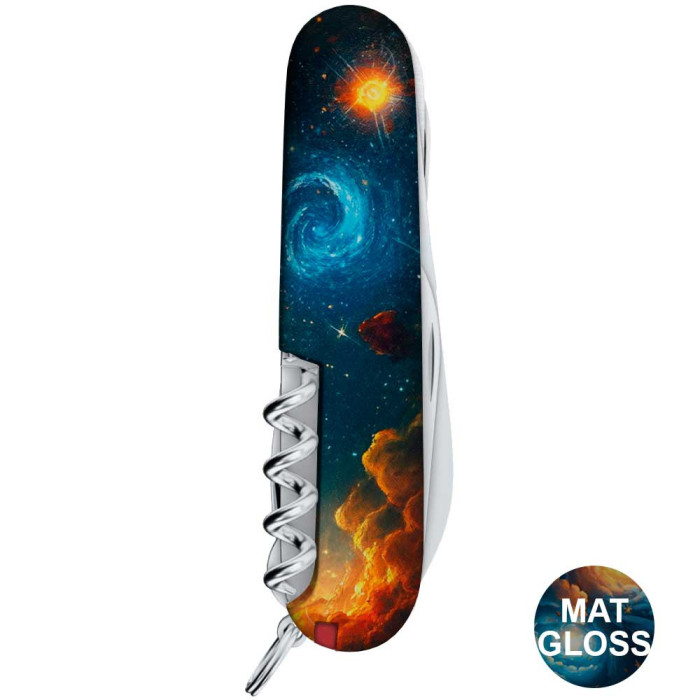 Складной нож Victorinox HUNTSMAN UKRAINE Звездная бабочка  