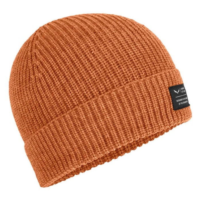 Шапка Salewa PUEZ BEANIE - оранжевая  