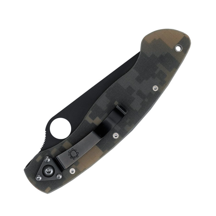 Нож Spyderco Military Black Blade, camo C36GPCMOBK  