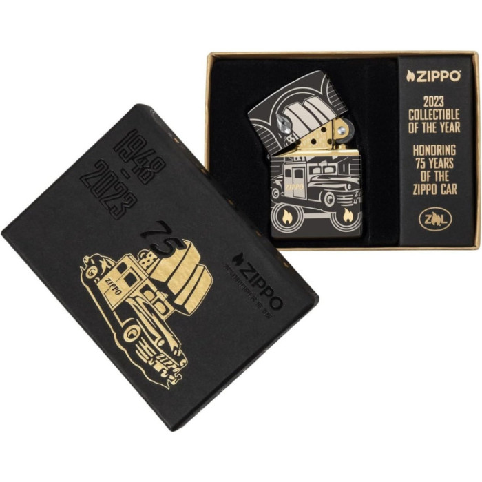 Зажигалка Zippo 75th Anniversary Zippo Car Limited Edition 4.500 Stk. 48693  