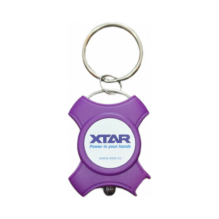 Фонарь-брелок Xtar X-CRAFT USB XPK, 5 лм, фиолетовый 
