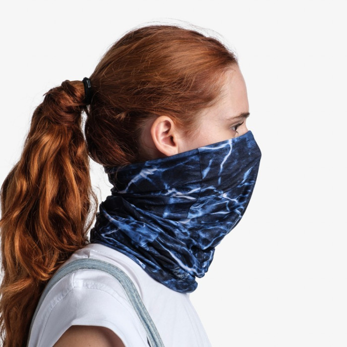 Шарф-труба Buff Coolnet UV+ Elements Aqua Navy  