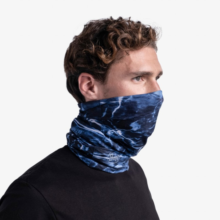 Шарф-труба Buff Coolnet UV+ Elements Aqua Navy  