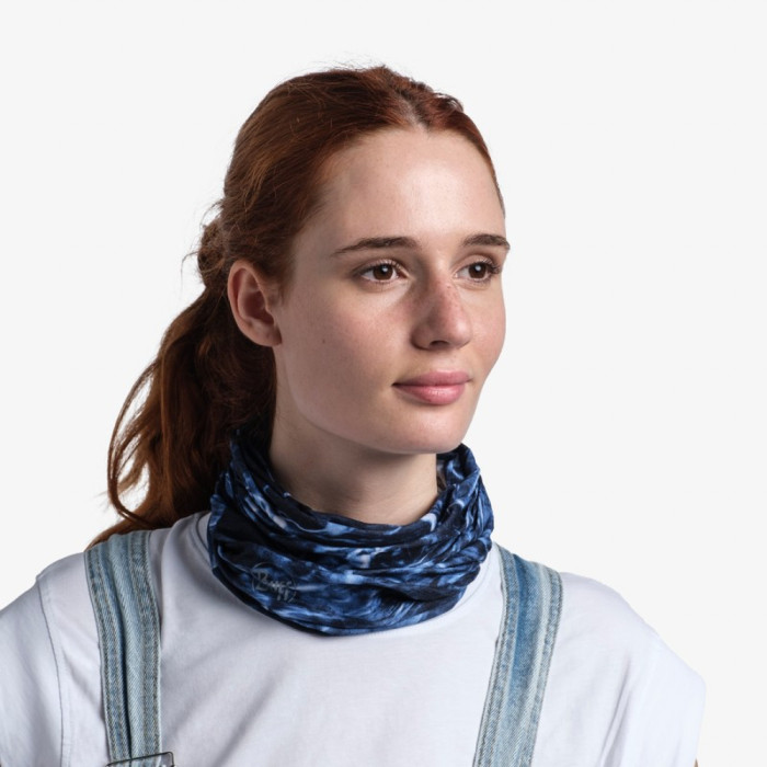 Шарф-труба Buff Coolnet UV+ Elements Aqua Navy  